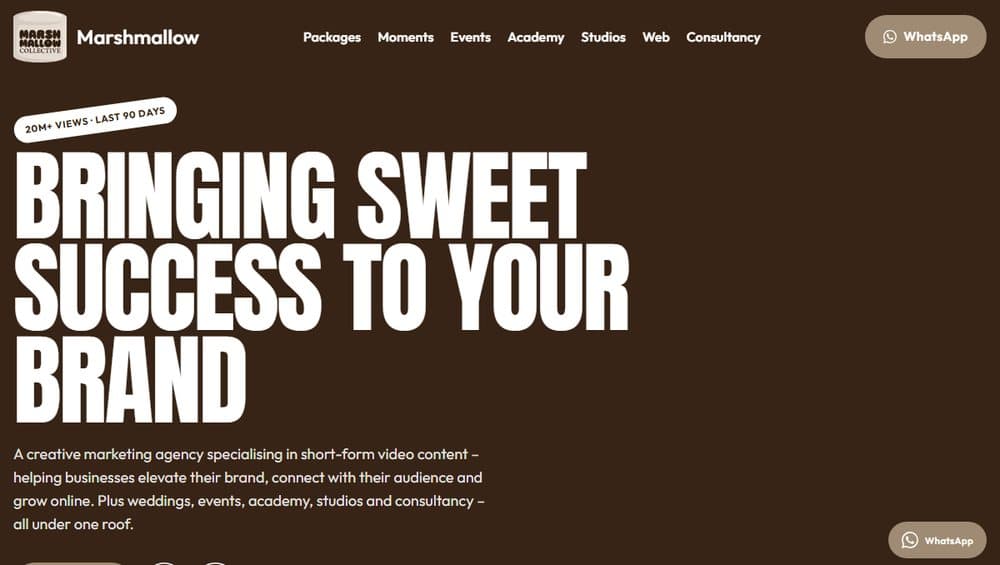 Screenshot of Marshmallow Collective